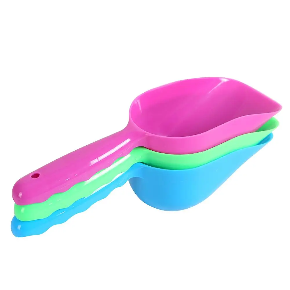 

Pet Dog Puppy Cat Bird Ferret Rabbit Food Feeder Scoop Shovel Spade Dishes Tool Plastic Shovel Pet Feeder