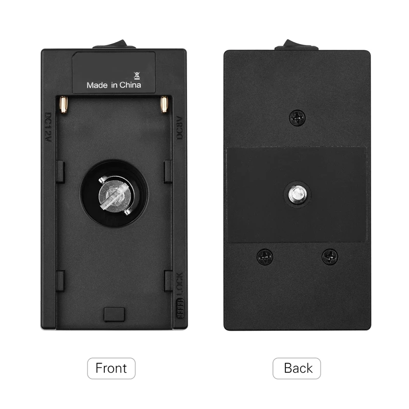 

NP-F970 Battery Plate Holder Adapter FZ100 Dummy Battery Coupler for Sony A7 III/A7R III/A7R IV/A9/A9 II Cameras