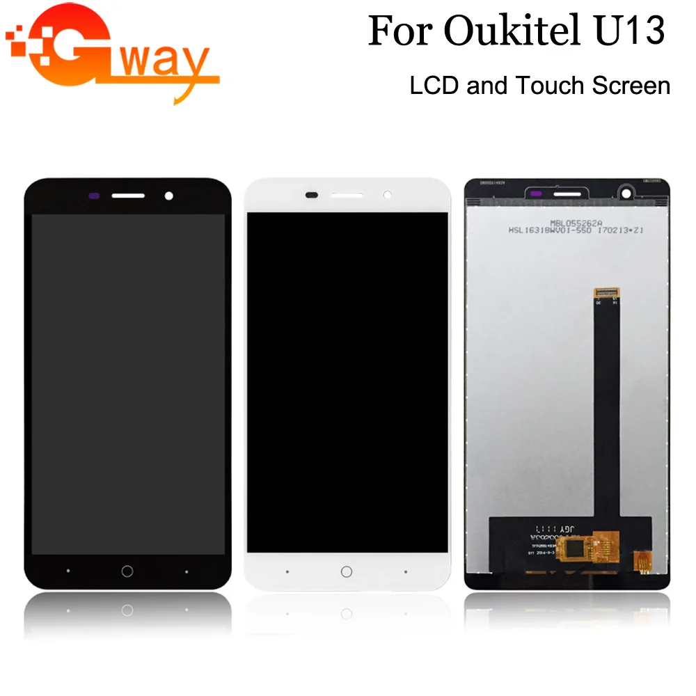 FSTGWAY для Oukitel U13 ЖК дисплей + сенсорный экран 100% протестированный дигитайзер