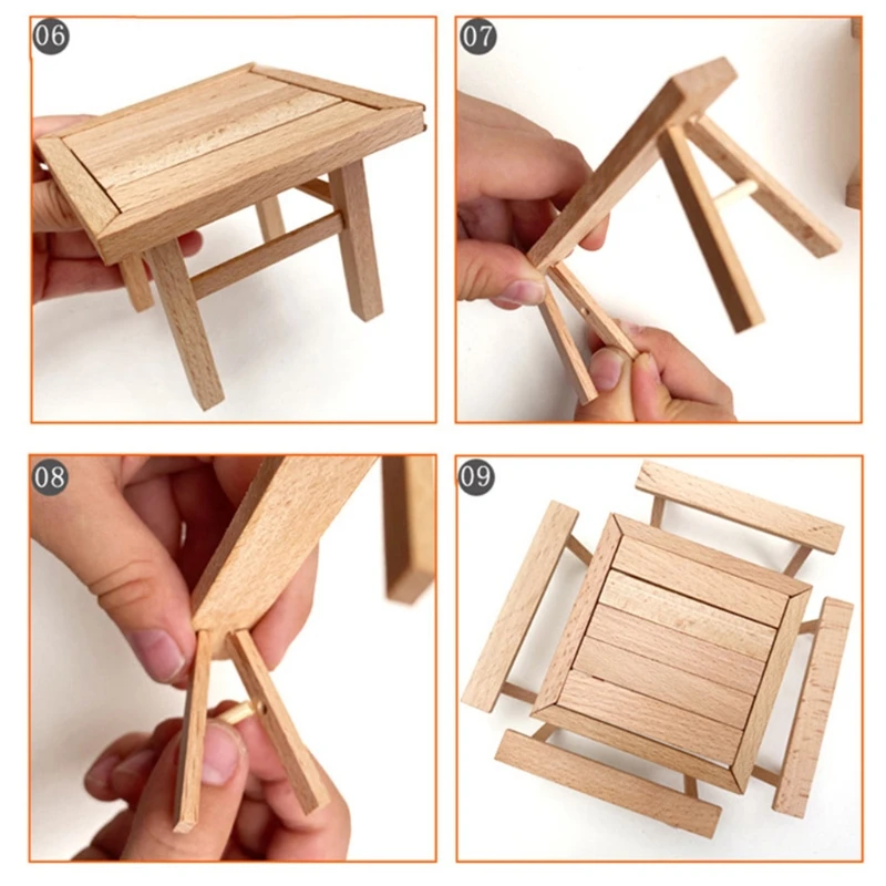 Конструктор T5EC Игрушечная модель подарок пазл ручная работа детские блоки