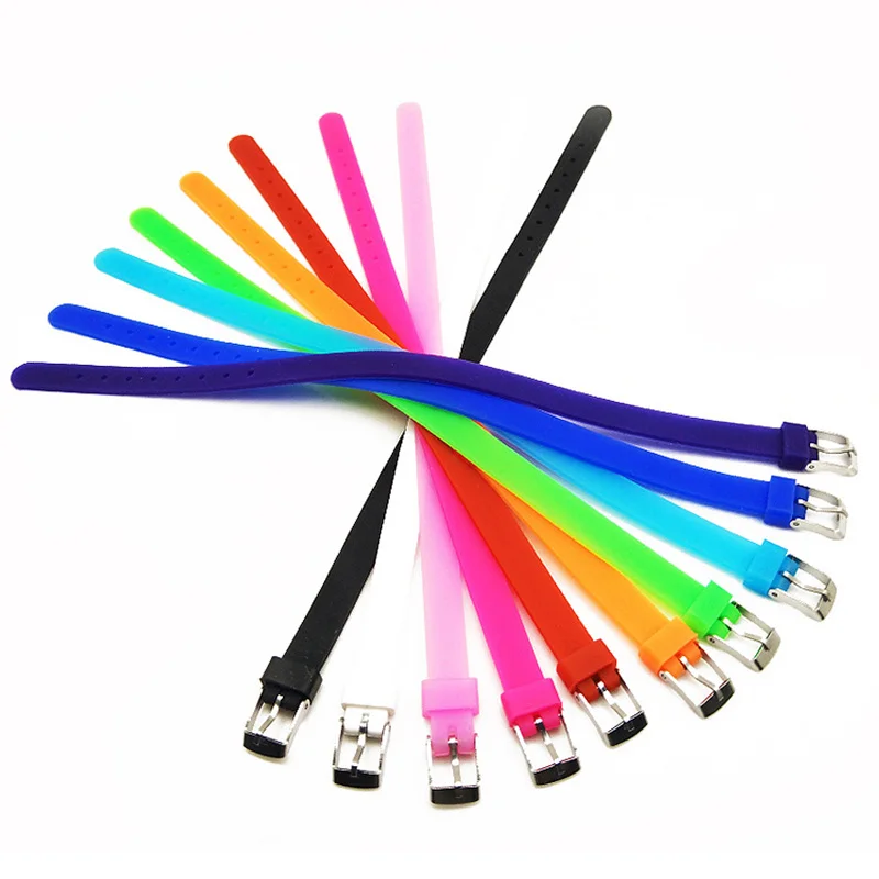 5 шт. спортивный силиконовый резиновый браслет на запястье ювелирные изделия