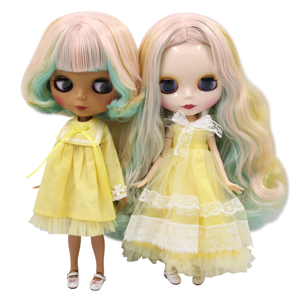 

ICY DBS Blyth Doll No. BL4006/1200/2352 Mint mix Yellow and Pink hair Joint body 1/6 bjd ob24 anime