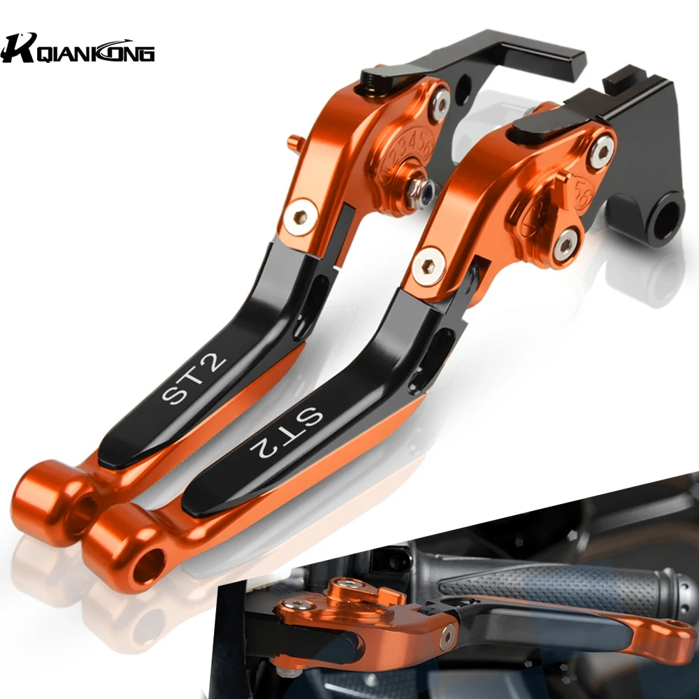 

Для DUCATI ST2 S ABS 1998 1999 2000 2001 2002 2003 мотоциклетные тормозные рычаги CNC Aliuminum регулируемый тормозной рычаг сцепления Handbar