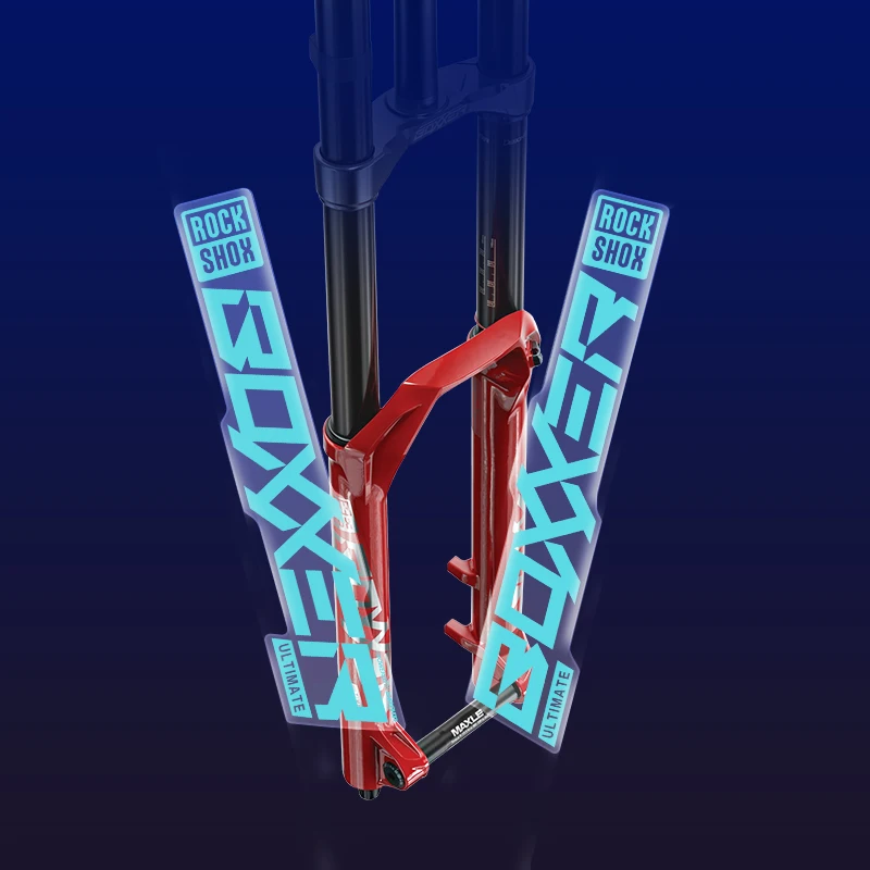 Rockshox boxxer передняя вилка наклейка самостоятельно горный велосипед передняя вилка наклейки пост водонепроницаемый прозрачный низ