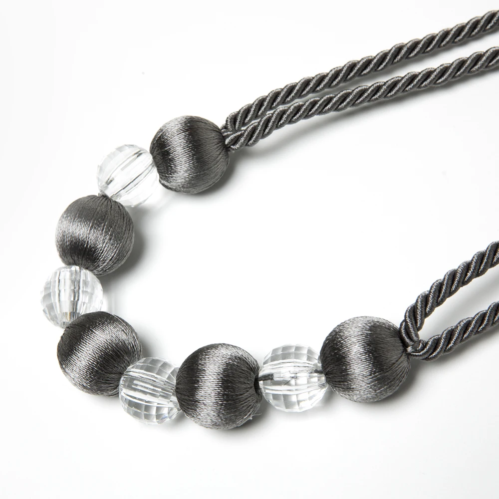 1 шт. завязки для штор веревка занавески с блестящими хрустальными бусинами