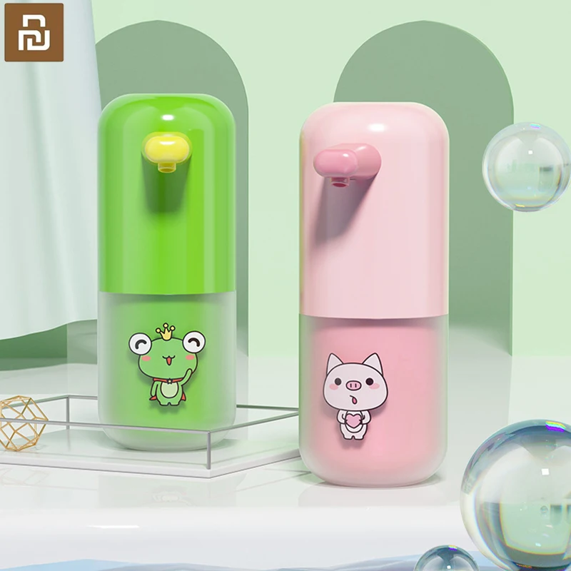

Youpin Children Soap Dispenser Cartoon bubble Hand washer USB charging Contactless Automatic infrared induction foaming machine