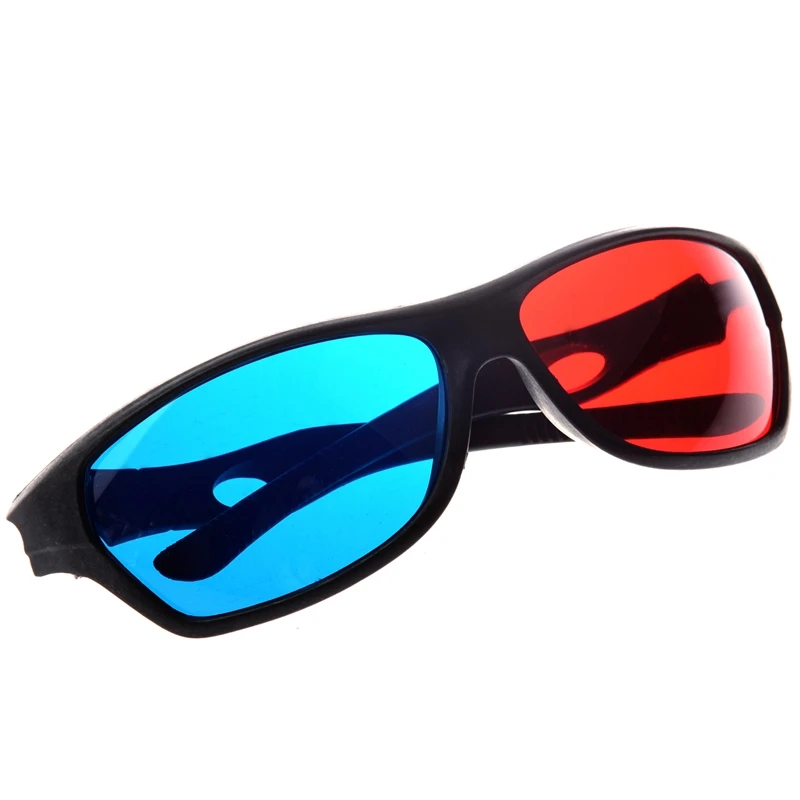 Red-blue / Cyan Anaglyph Simple style 3D Glasses movie game (Extra Upgrade Style) | Электроника