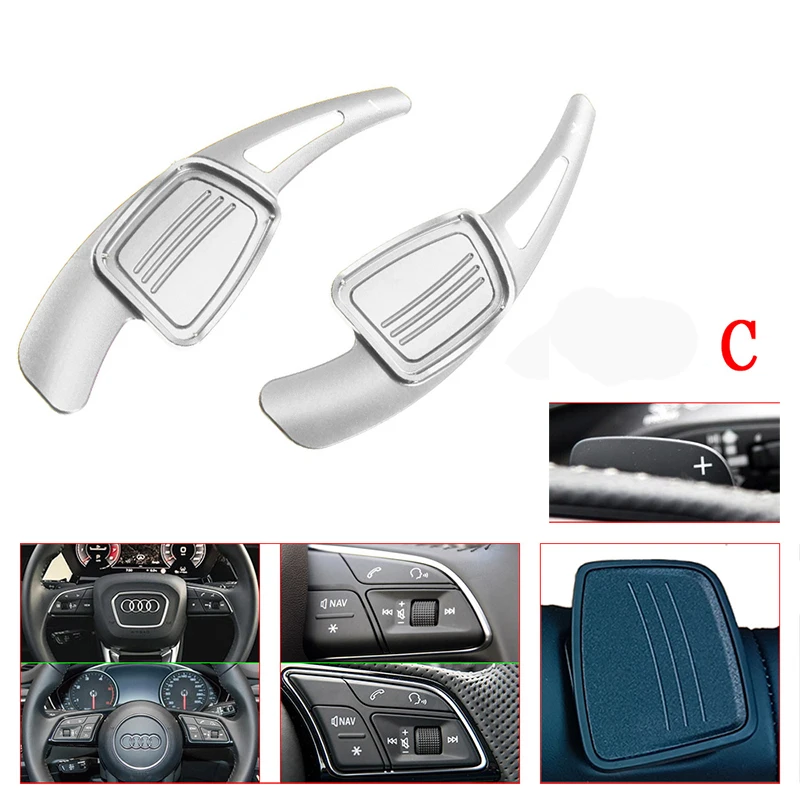 2 шт. удлинитель переключения передач на руль автомобиля DSG для Audi A3 S3 A5 A4L A8 TT S5 Q2 Q5
