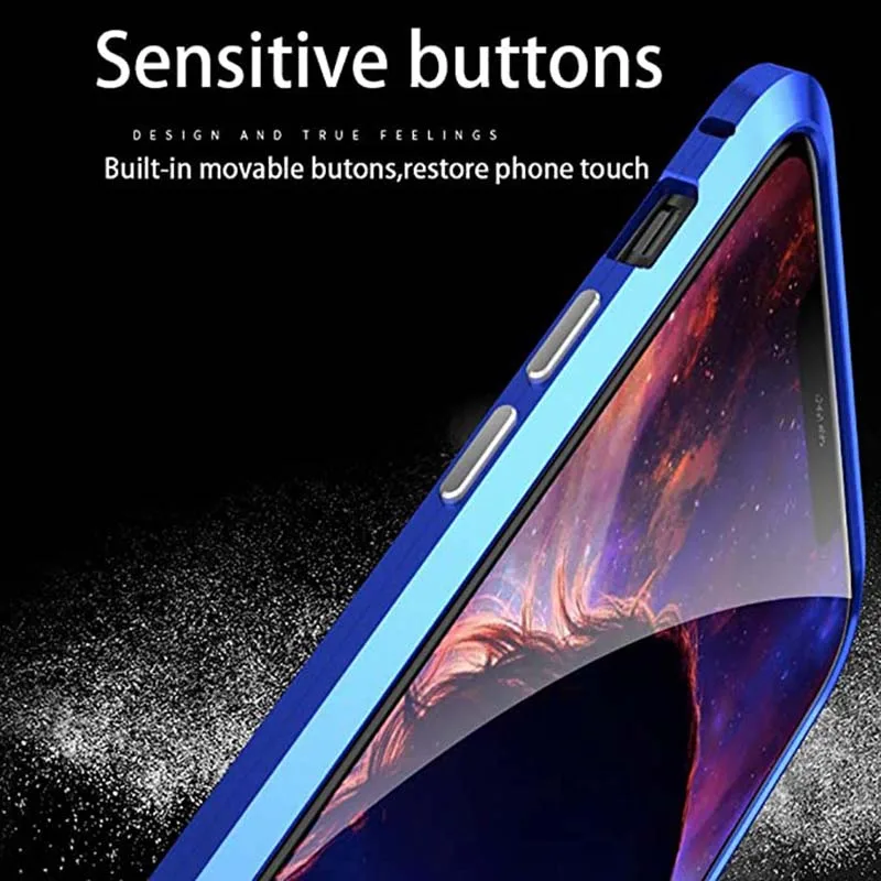 Магнитный металлический чехол для Samsung Galaxy A50 A70 S9 S8 S10 S20 Plus Ultra S10E A30S A20 A40 A11 A31 A51 A71 A10
