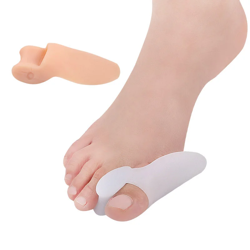 

1 Pair Toe Silicone Bunion Guard Foot Care orthopedic Toe Separators Finger Toe Separator Correction Pad Foot Care Tool