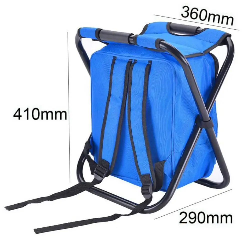 75 discounts hot folding camping fishing chair stool portable backpack cooler hiking picnic bag free global shipping