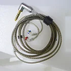 FIIO LC-2.5B  LC-3.5B  LC-4.4B MMCX, ручная работа, 8-многожильный высокой степени чистоты подойдет как для повседневной носки, так кристаллический посеребренные наушники с медным покрытием кабели