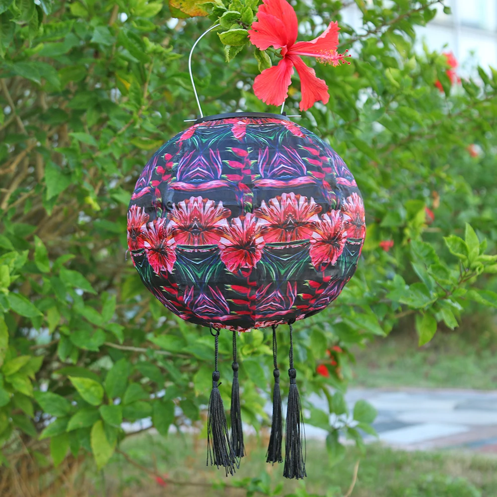 

Garden Camping Hanging LED Light LED Tassel Solar Yard Lantern Outdoor Waterproof Garden Garland Hanging Lighting