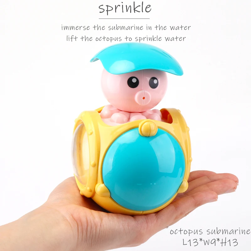 Детская игрушка для ванны детская в ванную комнату свинья осьминог динозавр вода