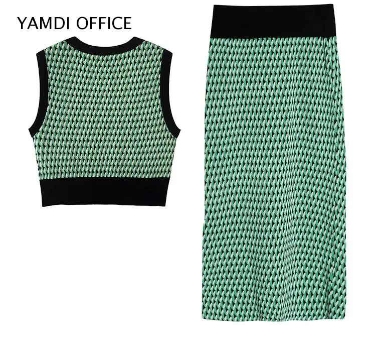 YAMDI Женский комплект из двух предметов 2019 лето осень офисная Дамская Рабочая