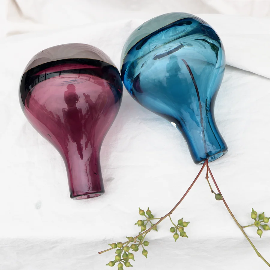 Цветная прозрачная стеклянная ваза цветочный горшок гидропонная Настольная