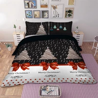 christmas tree bedding set kids gift merry christmas duvet cover pillowcases twin full queen king size bed set 3pcs