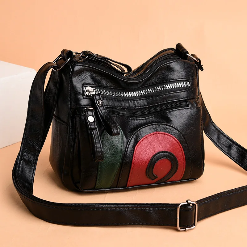 Сумки сумки на плечо для женщин маленькая мягкая кожаная сумка роскошные женские