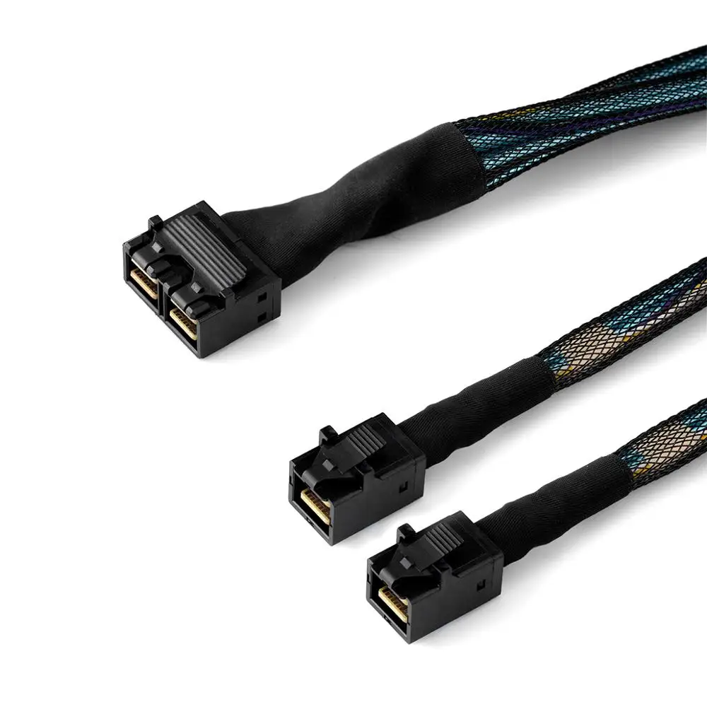 Бесплатная доставка PCIe 12 г Внутренний HD мини-SAS SFF-8643 8I для 4I * 2 внутренних |