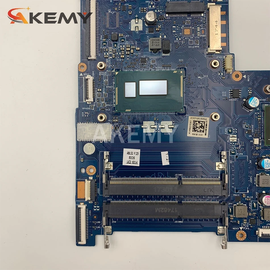 Материнская плата для ноутбука For HP Pavillion 15-AC 250 G4 SR1EK I3-4005U материнская AHL50/ABL52 LA-C701P