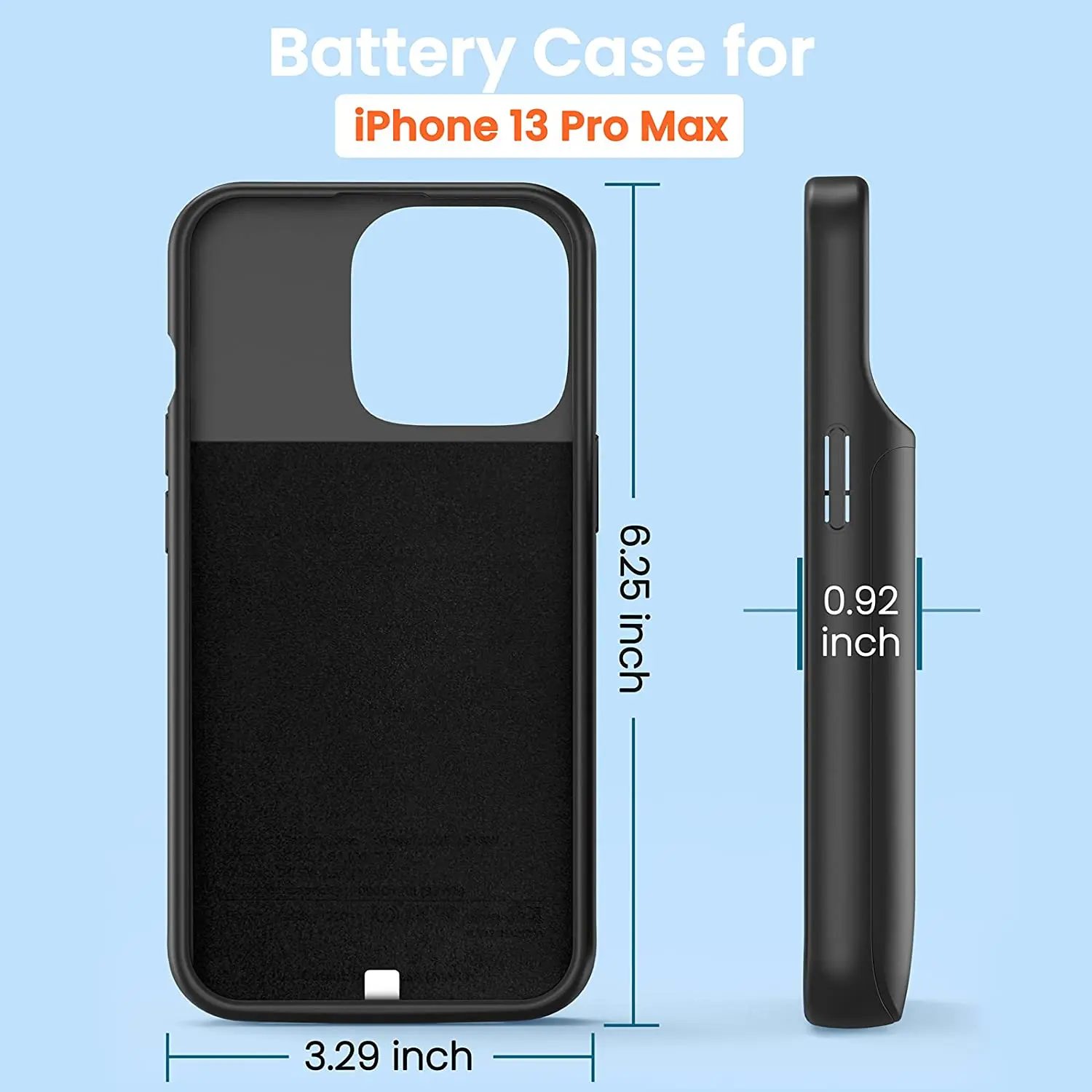 Зарядный чехол NEWDERY для iPhone 13 Pro Max 4800 мА · ч беспроводной расширенный внешний