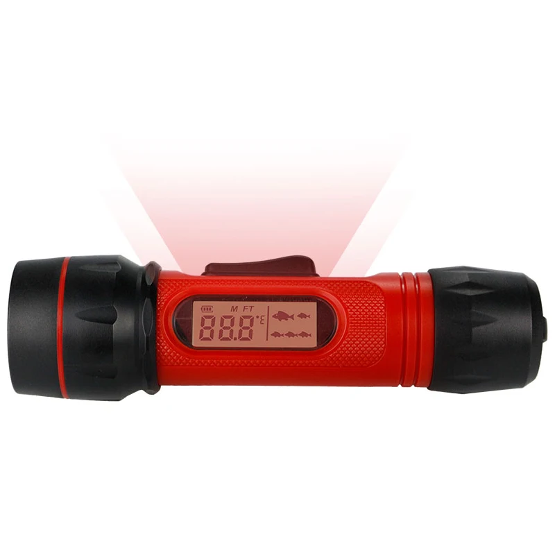 Беспроводной эхолот для подледной рыбалки с цифровой ручкой водонепроницаемый