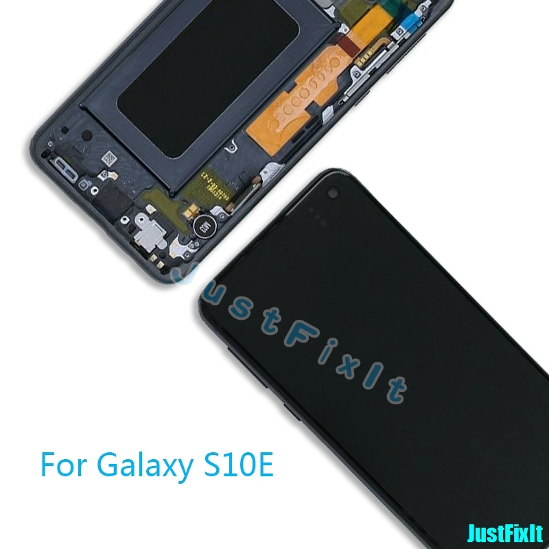 Для SAMSUNG Galaxy S10E S10 G9730 дисплей S10+ Plus G9750 кодирующий преобразователь сенсорного экрана в сборе с сервисным пакетом