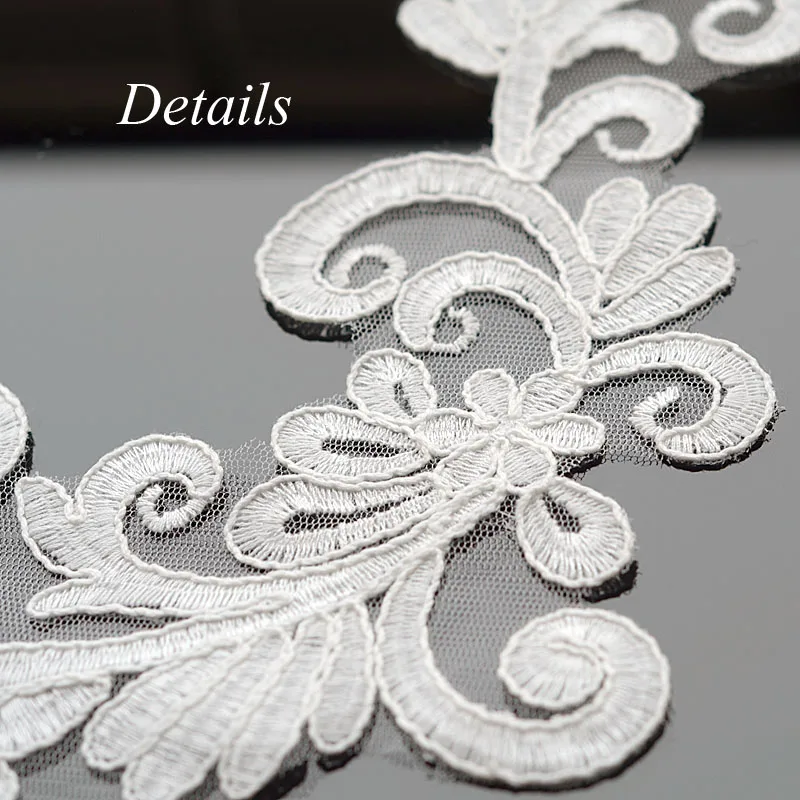 1 пара кружевных цветочных вышитых патчей для невесты наклейки одежды нашивки