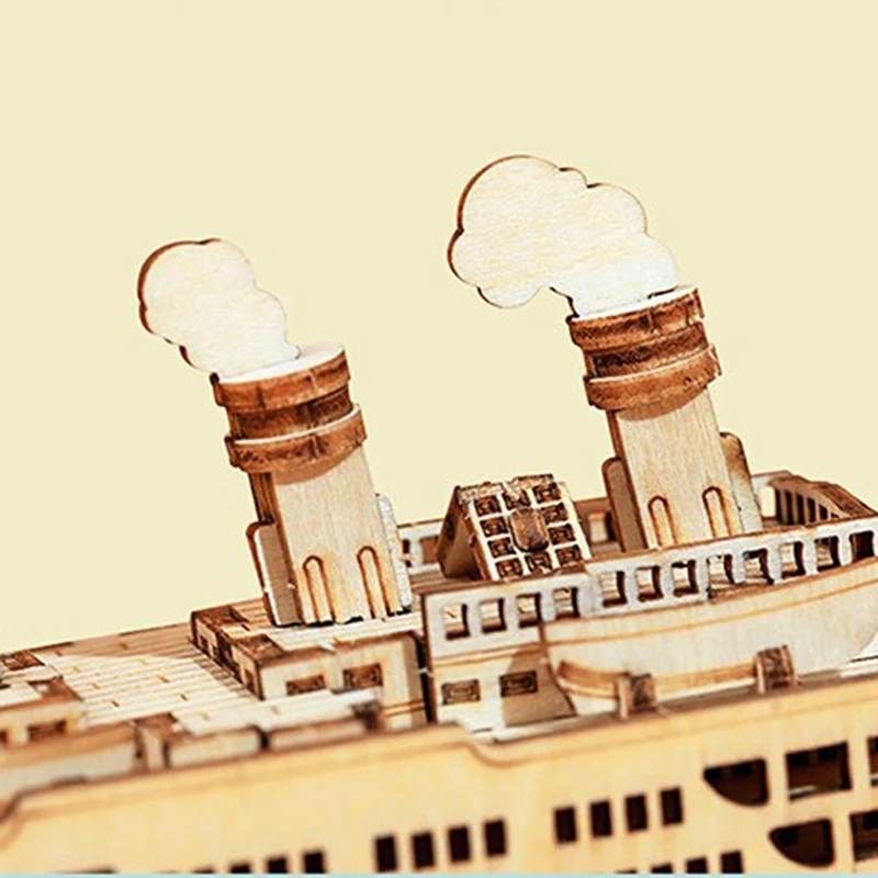 

3D Wooden Puzzle Games Assembly Model Kits Toys For Children Kids Girls Gift