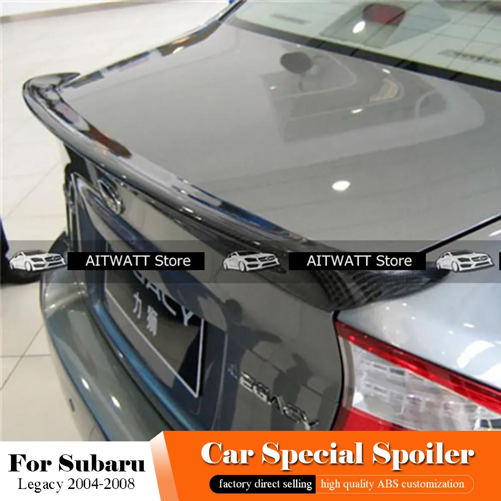 Спойлер AITWATT для Subaru Legacy 2004 2005 2006 2007 2008 из углеродного волокна задний спойлер на