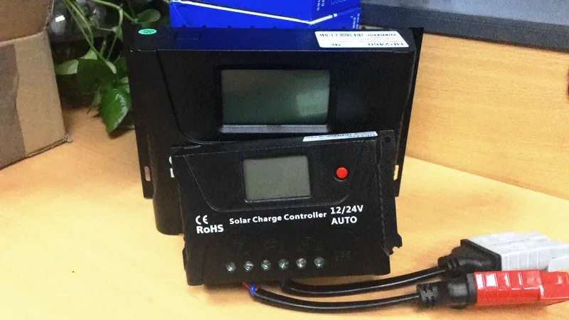 RG 20/40/60A Lamp Regulator Timer Solar Panels 12V 24V Battery Charge Controller for LED Street Lighting Power Bank Home System