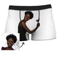 personalize funny photo man boxer shorts on body dark skin girlfriend photo men boxers christmas valentines day husband gifts