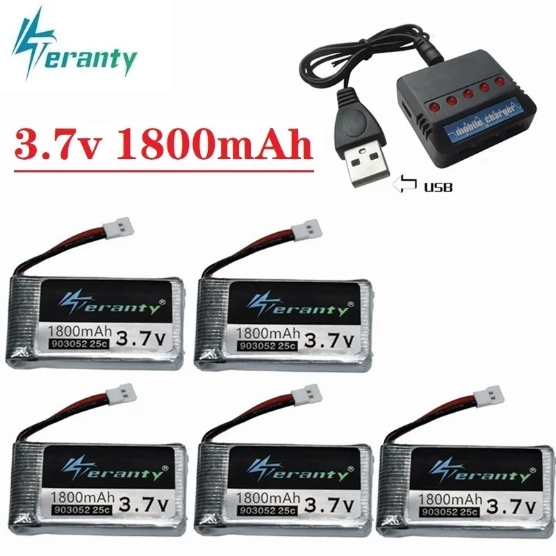 Литий полимерный аккумулятор 3 7 в 1800 мАч и зарядное устройство для KY601S SYMA X5 X5S X5C X5SC