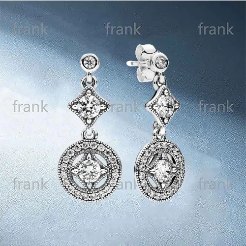 

290722CZ VINTAGE ALLURE HANGING EARRINGS