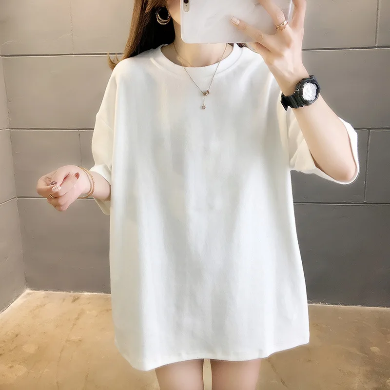 

High-quality summer casual short-sleeved breathable women's classic T-shirt