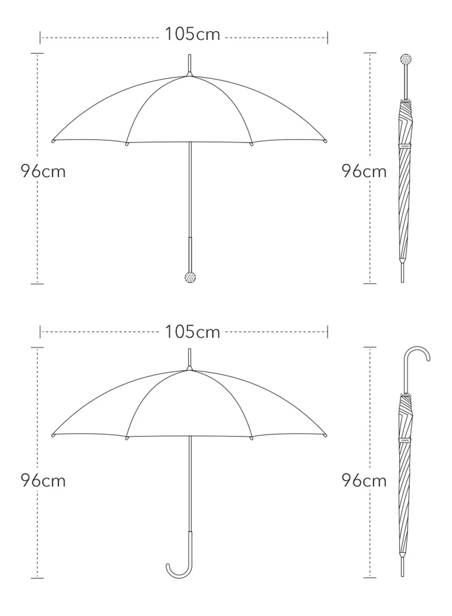 duplo-uso literário verde guarda-chuvas pára-sol oco guarda-chuva lidar com cor sólida