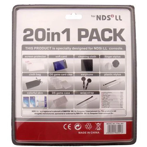 OSTENT 20 in 1 Protective Pack Game Starter Kit for Nintendo NDSi XL/LL | Электроника