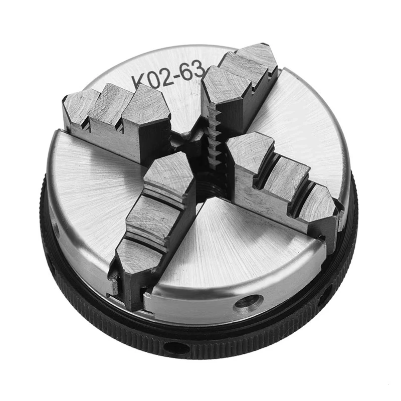K02 63 ручной Самоцентрирующийся DIY металлический токарный станок Чак для