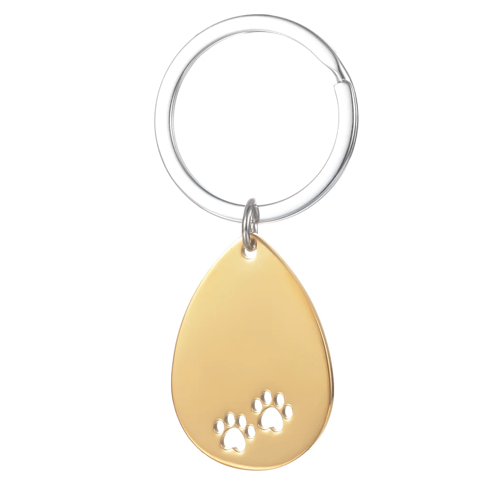 На заказ для студийной съемки под лазерной гравировки бирка собаки брелки ключей