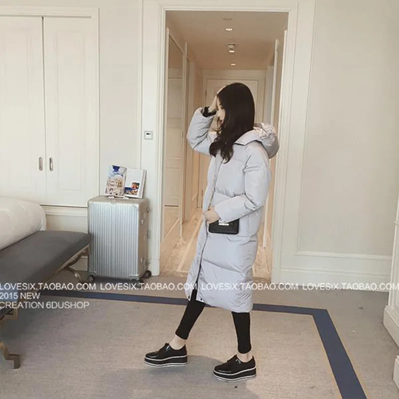 Женская хлопковая куртка черного и серого цвета теплая однотонная на подкладке