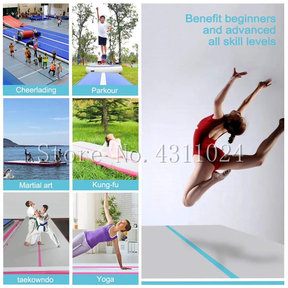 Цена Бесплатная доставка, надувной гимнастический воздушный трек, гимнастический матрас, надувной коврик для гимнастического зала 11 м/12 м, надув...