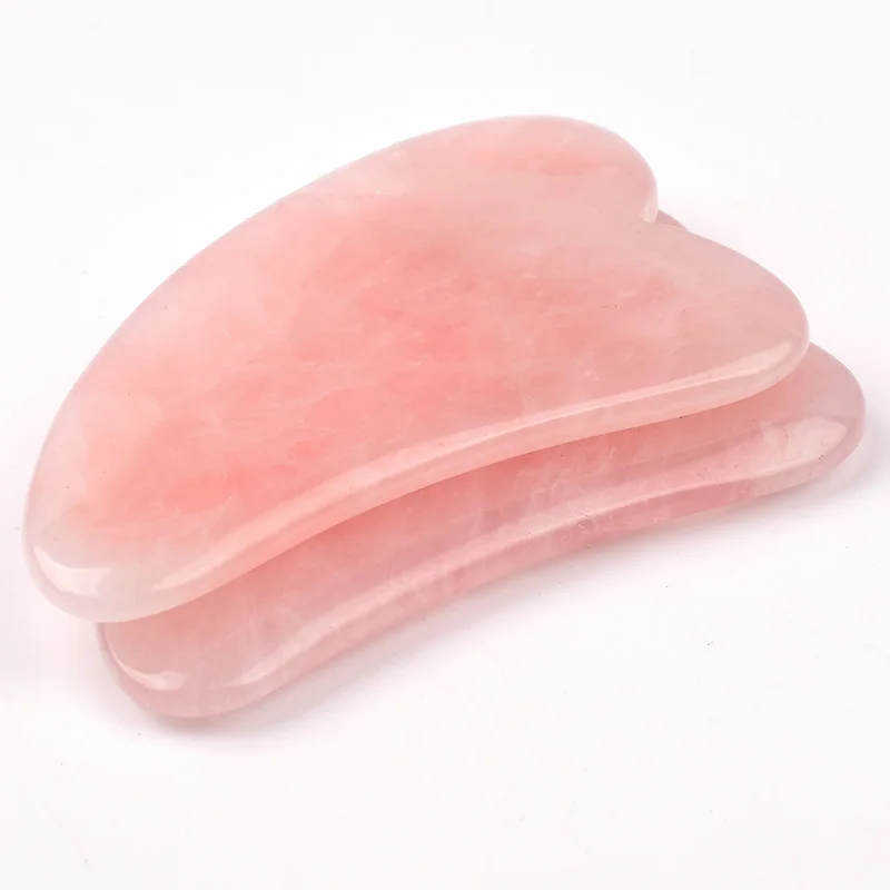 

Whole Massage Gua Sha Tools 100% Natural Rose Quartz massage Stone China Traditional Facial SPA Acupuncture Scraping guasha