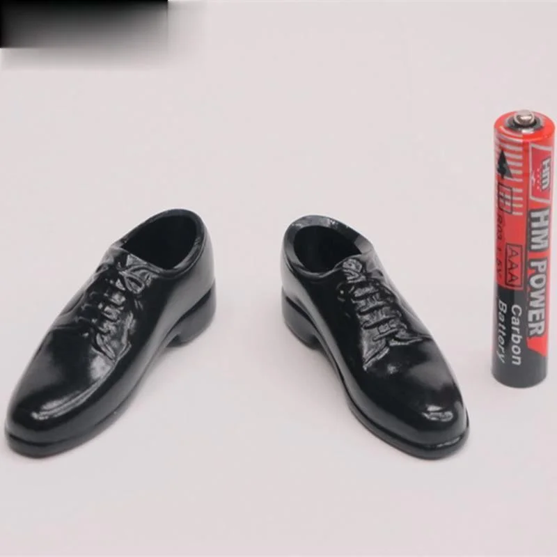 

1/6 Scale Leather Shoes Male Shoes Model Toy for 12" Action Figure Hollow Inside No Feet