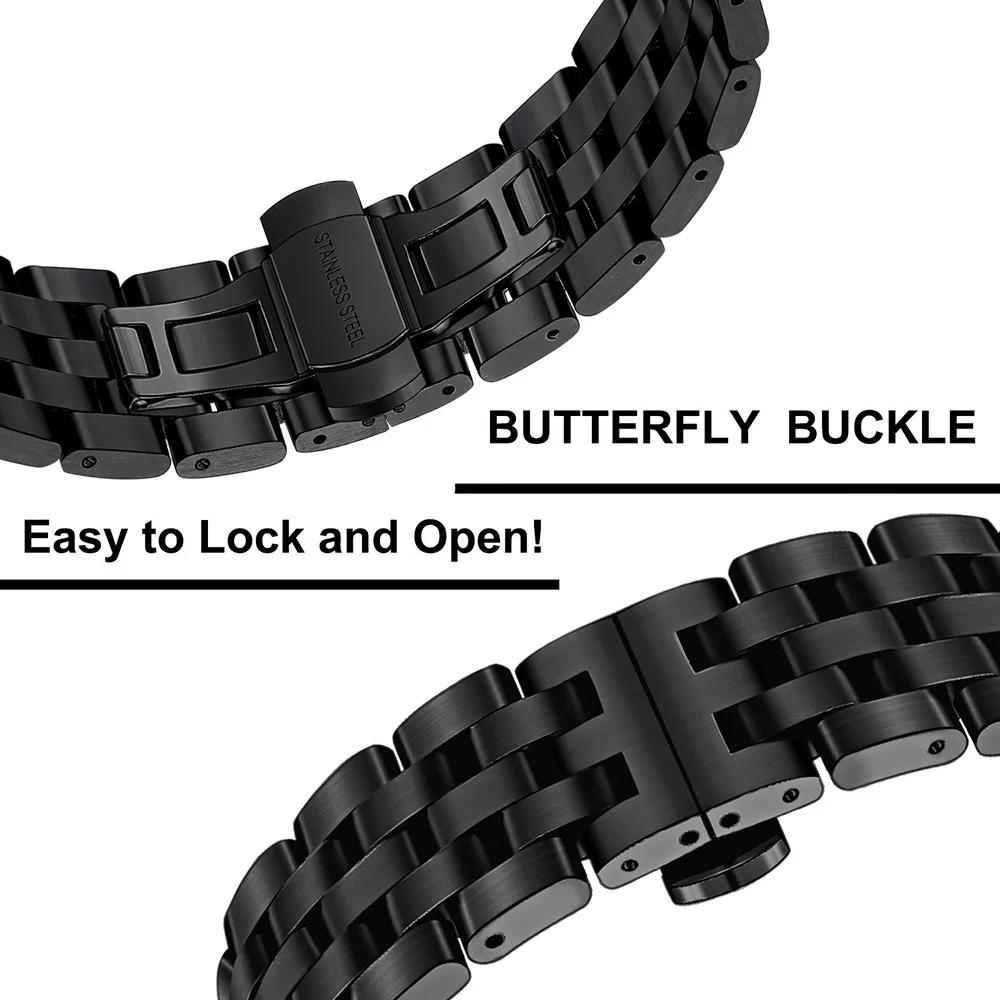 Браслет для Huami Amazfit GTR 47/42 мм браслет из нержавеющей стали ремешок ремень часов