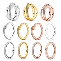new women for jewelry accessorie 100 925 sterling silver jewellry making fit original rose gold fien rings gifts wholesale