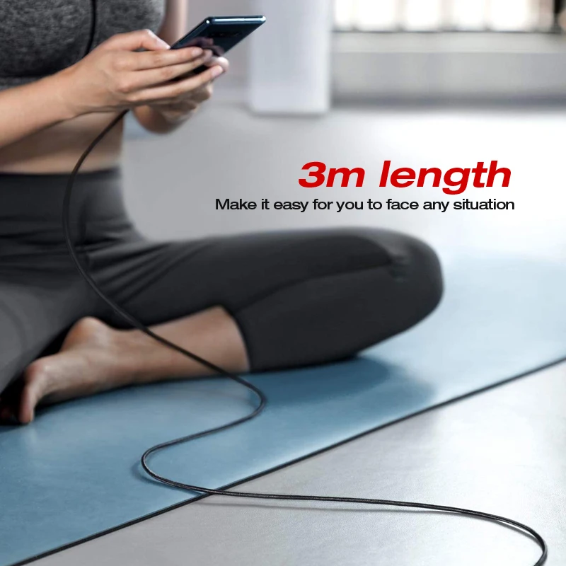 Suntaiho usb type C кабель для samsung S9 S10 USB 3A Quick зарядное устройство 3.0 провод зарядки 3 м Xiaomi