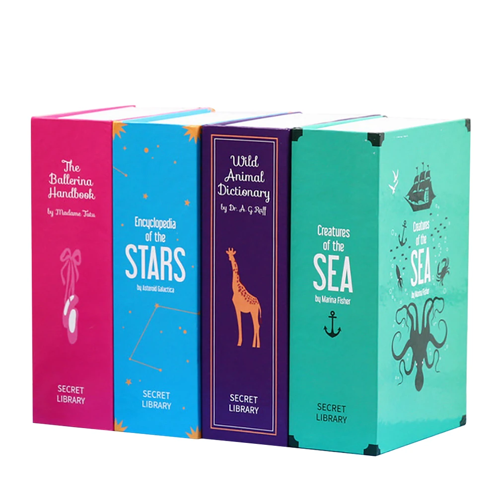 

Password Box Safe Simulation Book Mini Home Password Code Book Safe Saving Pot Storage Box Book Password Box Craft