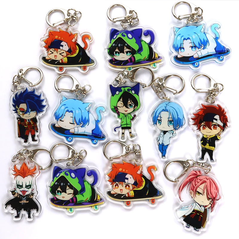 SK8 Бесконечность акриловый брелок для ключей Reki Miya Langa вишневый цвет Адам