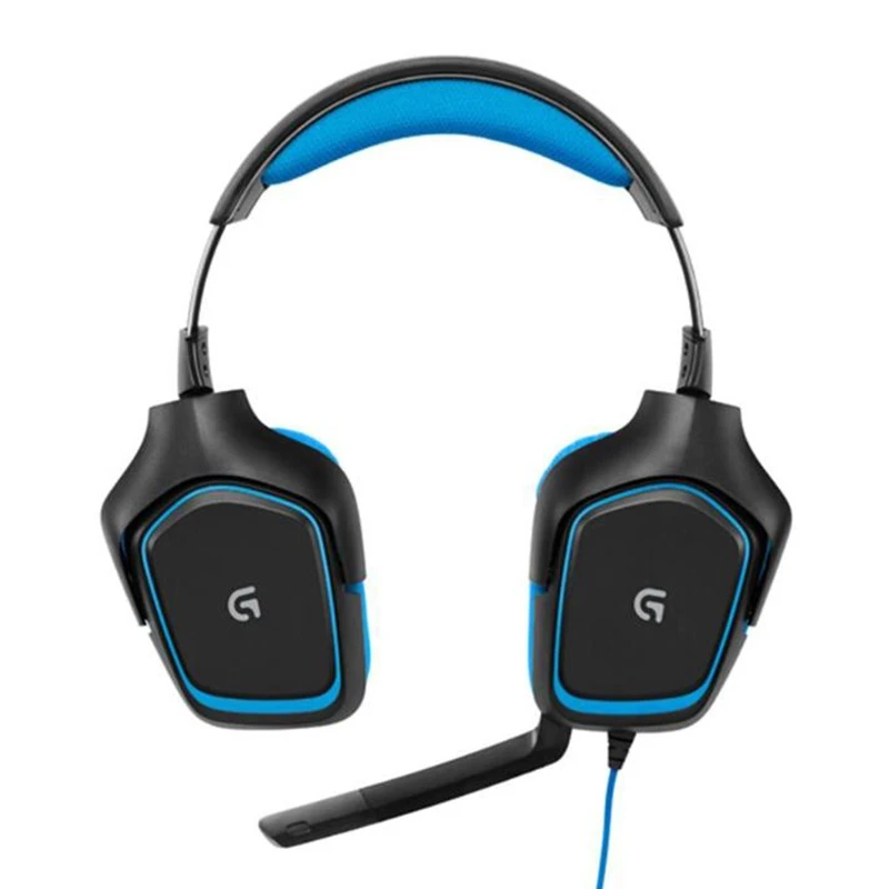 Наушники Logitech G430 с проводным управлением Dolby 7 1 игровая гарнитура объемным звуком