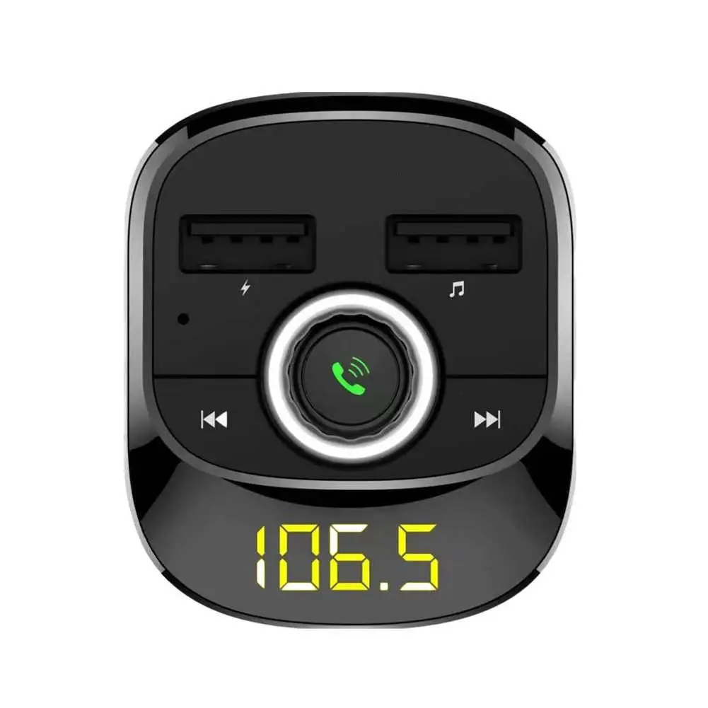 Car Handsfree Wireless Bluetooth Kit FM Transmitter LCD MP3 Player 3.1A Dual USB Charger Modulator Accessories | Обустройство дома